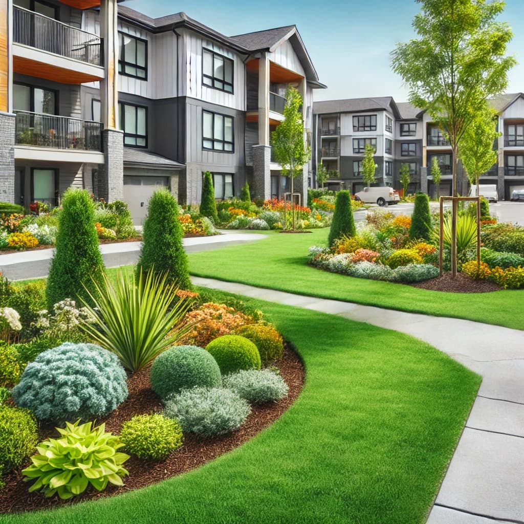 Professional landscaping services by Noble Property Care